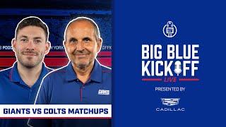 Giants vs. Colts Matchups | Big Blue Kickoff Live | New York Giants