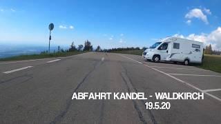 Abfahrt vom Kandel nach Waldkirch