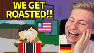 HUMORLESS GERMAN reacts to SOUTH PARK ROASTING GERMANY