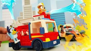 Bluey and Bingo’s Firefighter Adventure!  | ToyTubeTV