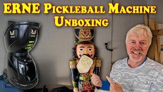 ERNE Pickleball Training Machine Unboxing in The Villages FL. Discount code for ERNE at Checkout.