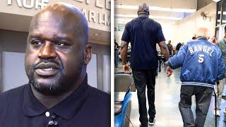 Staff Dumps Elderly Man Out Of Bank... They Turn Pale When Shaq Show Up  To Take Action!