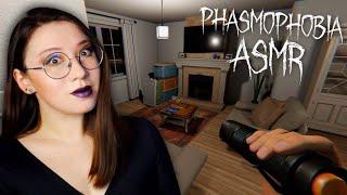 Spooky but Relaxing ASMR  Soft Spoken Ghost Hunting in Phasmophobia! 