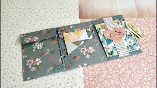 One Sheet Wonder - 12x12 Paper | Tri-Fold Folio with Multi Pockets | TUTORIAL