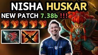  NEW PATCH 7.38b - Nisha HUSKAR Midlane Gameplay Perspective  - Dota 2