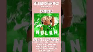 SELLING CHEAP GFX!! #roblox #capcut #edit #trending #fypシ #viral #shorts #gfx #selling #cheap