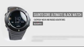 Suunto Core Ultimate Black Watch - Everyday Wear & Rugged Adventures