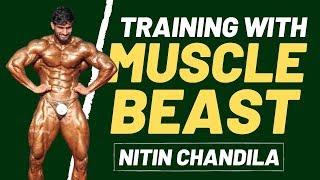 Training with India ka MUSCLE BEAST | 22 year old Nitin Chandila | Tarun Gill Talks