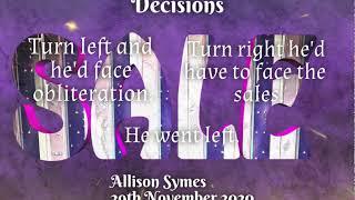 Decisions by Allison Symes story video