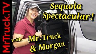 Sequoia review, MrTruck and Morgan, trailering Cimarron horse trailer and enjoying the Rockies