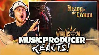 Music Producer REACTS to HEAVY IS THE CROWN  Linkin Park | League of Legends WORLDS 2024 ANTHEM 