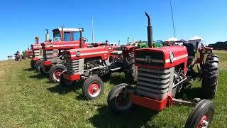 Massey Ferguson tractors at Upperco MD tractor show