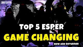 Top 5 Esper that will change your life | New Player & Returner | DISLYTE