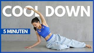 COOL DOWN | Ganzkörper Dehnroutine nach deinem Workout | für Anfänger geeignet | Tina Halder