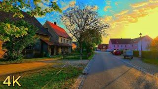 A Breathtaking Sunrise Walk in Polsdorf | German Countryside | 4K Village Walk in Bavaria