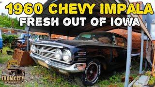 Original Survivor 1960 Chevy Impala Hardtop barn find 283 V8 power glide.