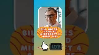 Who created Microsoft ? #shorts #microsoft  #yt #ytshorts #brainyjuniors