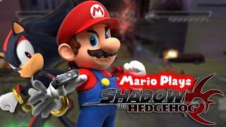 Mario Plays: SHADOW THE HEDGEHOG!!!