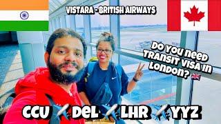 Kolkata [India] to Toronto [Canada] via Delhi & London | Harry Potter Shop | British Airways-Vistara