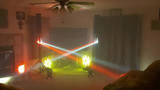 Lixada Mini Moving Head Gobos and Mini Spiders