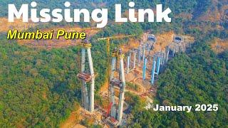 Mumbai Pune Missing Link | January 2025 Update | Most Dangerous Project Of India