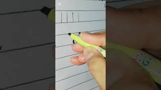 Alphabet writing course. Alphabet Aa....      #art #calligraphy #markers#marker604