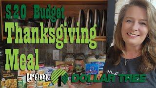 $20 Thanksgiving Meal from Dollar Tree ~ Simple & Budget Friendly