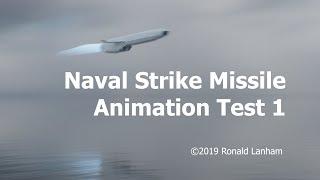 Naval Strike Missile Animation Test 001