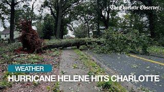 Hurricane Helene Hits Charlotte, N.C.