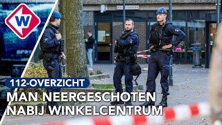 Man neergeschoten nabij winkelcentrum | 112-overzicht