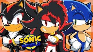 Sonic and Shadow Meet FEMALE SHADOW | Shadie Plays Sonic world (FT Sonica & Tailsko)