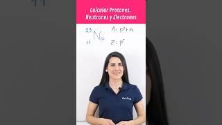 Calcular PROTONES, NEUTRONES y ELECTRONES ️ Átomos con Carga Neutra