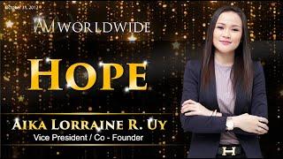 Founder owner Aika Lorraine Uy speech (HOPE)