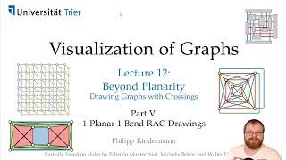 Beyond Planarity (5/5): 1-Planar 1-Bend RAC Drawings | Visualization of Graphs - Lecture 12