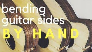 How to make a guitar - bending guitar sides by hand