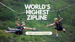 worlds highest zipline in Pakistan | Noori valley Zipline