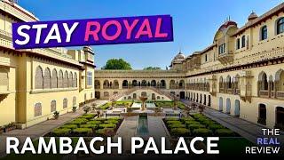 RAMBAGH PALACE Jaipur, India 【4K Hotel Tour & Review】"World's Best Hotel"