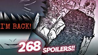 PATAY NA SI SUKUNA?ANG KATAPUSAN NG LABAN AT ANG PAGBABALIK! | JUJUTSU KAISEN SPOILERS 268(TAGALOG)