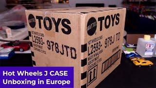 Hot Wheels 2021 J Case Unboxing in Europe with US Long Cards | Factory Sealed | 72 pieces