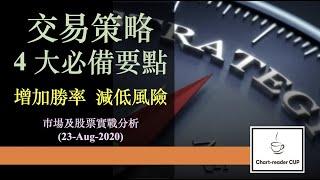 股票投資｜制定交易策略｜4個必備要點｜巿場及股票分析 (23-Aug-2020)