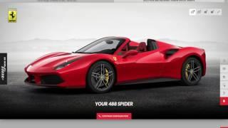 Ferrari 488 GTB Spider - Configurator - ASMR Whisper