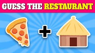 Guess the Fast Food Restaurant by Emoji? | Fast Food Emoji Quiz