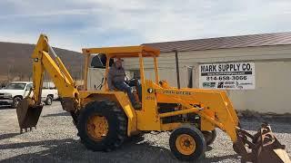 1979 John Deere 310A Backhoe Loader 62 HP Starts Runs And Works For Sale