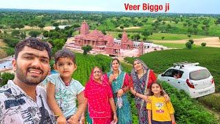 रेत में चलते चलते रोही में आ गये - Veer Biggaji  shekhawati veer Bigga ji dham Rajasthan