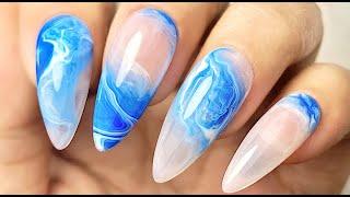 Astonishing Marble Nail Design - Spring 2022 Nail Trend