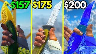 CHEAPEST KNIFE & GLOVE COMBOS Under $200 (CS2 CHEAP KNIFE + GLOVES COMBO 2024)