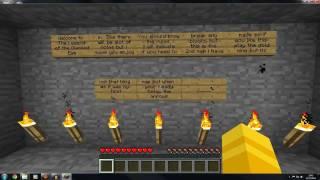 Minecraft Adventure map - The Diamond Eye - triple live comm with low frame rate