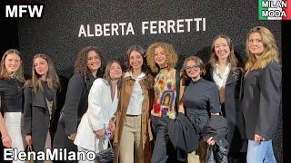 Alberta Ferretti Fashion Show mfw 2025   #italy #milan #mfw