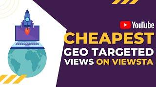 Viewsta Service: ID 130 - GEO Targeted YouTube Views - [0-24 Hours Start]