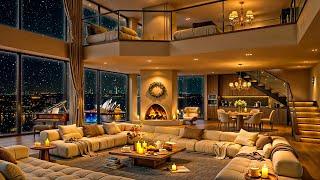 Winter Jazz Music in Luxury Apartment Ambience  Smooth Jazz Saxophone Music for Relax & Deep Sleep